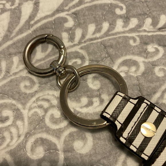 Henri Bendel Centennial Striped Keychain - Picture 4 of 7
